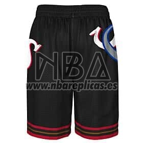 Pantalone Philadelphia 76ers Mitchell & Ness Big Face Negro